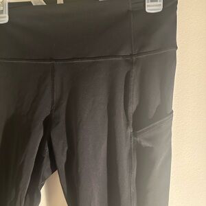 Lulu lemon black leggings, size 12